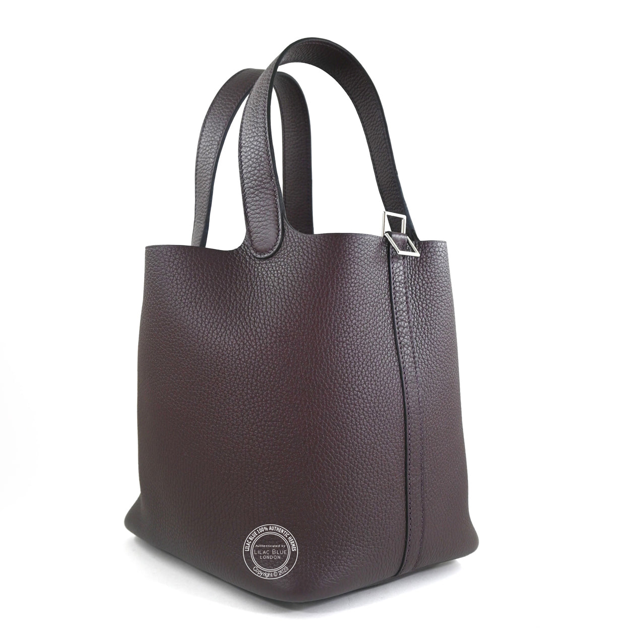 Hermès Picotin 22cm Rouge Sellier Clemence PHW