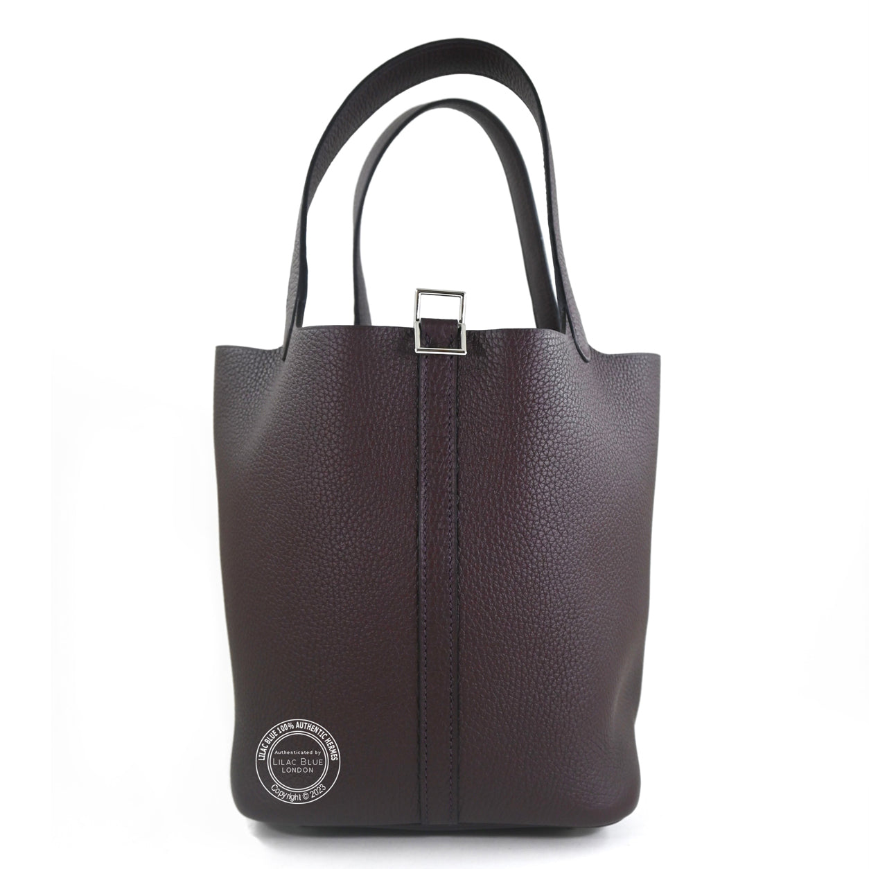 Hermès Picotin 22cm Rouge Sellier Clemence PHW