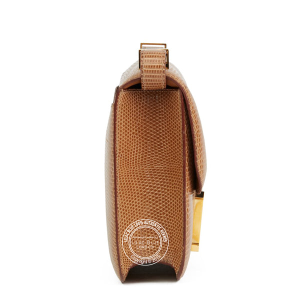 Hermès Constance 23cm Sesame Lizard GHW - Vintage