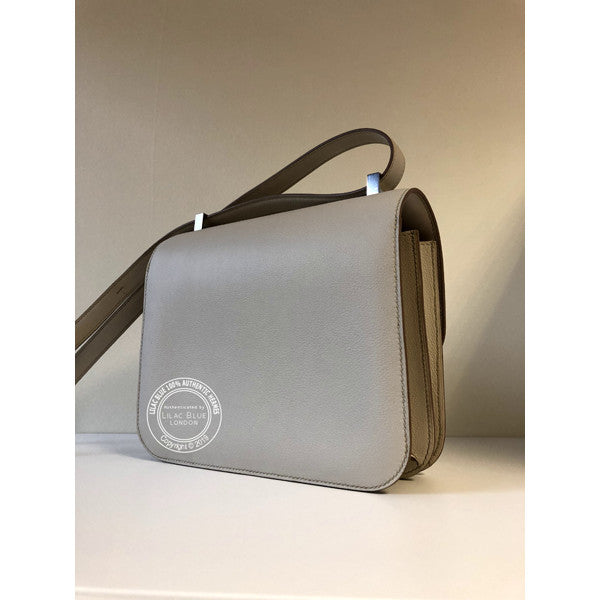 Hermès Constance 24cm Beton Evercolor PHW