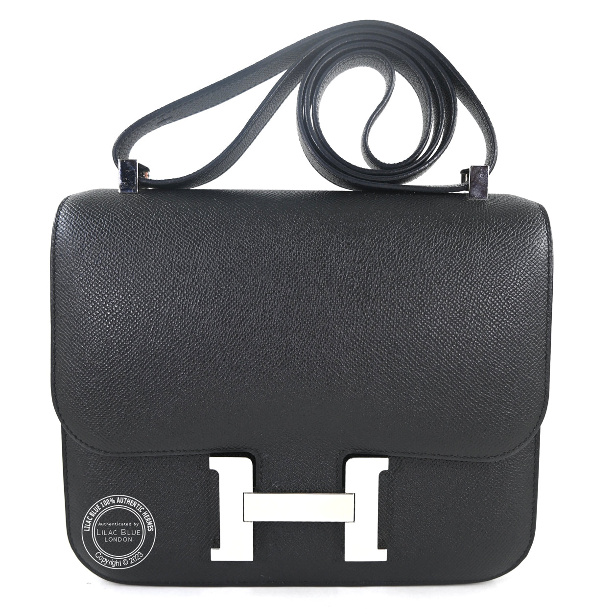 Hermès Constance 24cm Black Epsom PHW