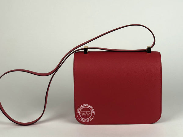 Hermès Constance 24cm Bougainvillea Epsom GHW