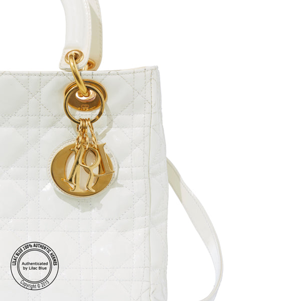 24cm White Lady Dior. Preloved
