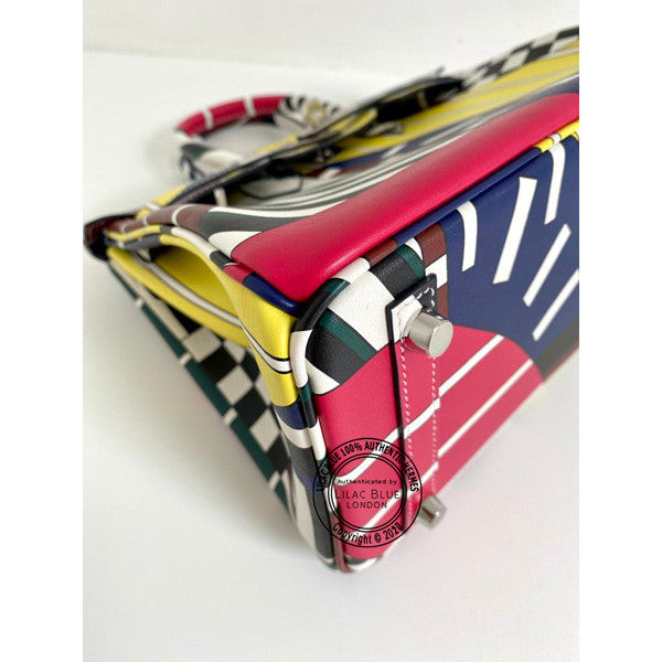 Hermès Birkin 25cm One Two Three & Away Swift PHW