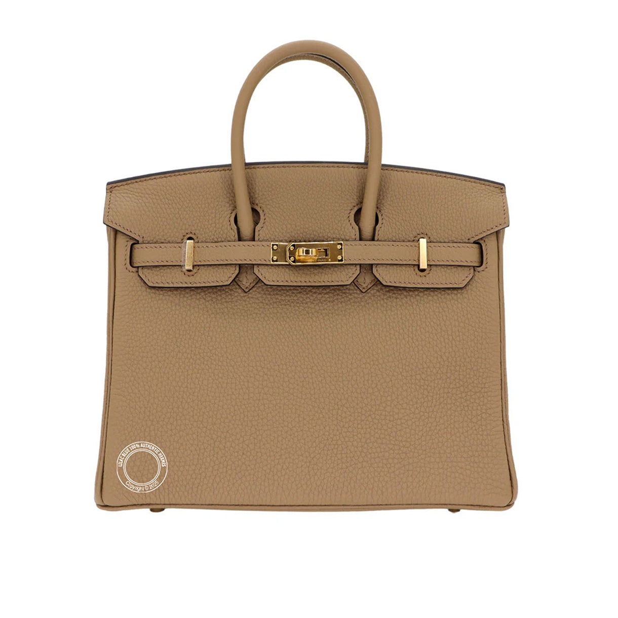 Hermès Birkin 25cm Beige Marfa Togo GHW