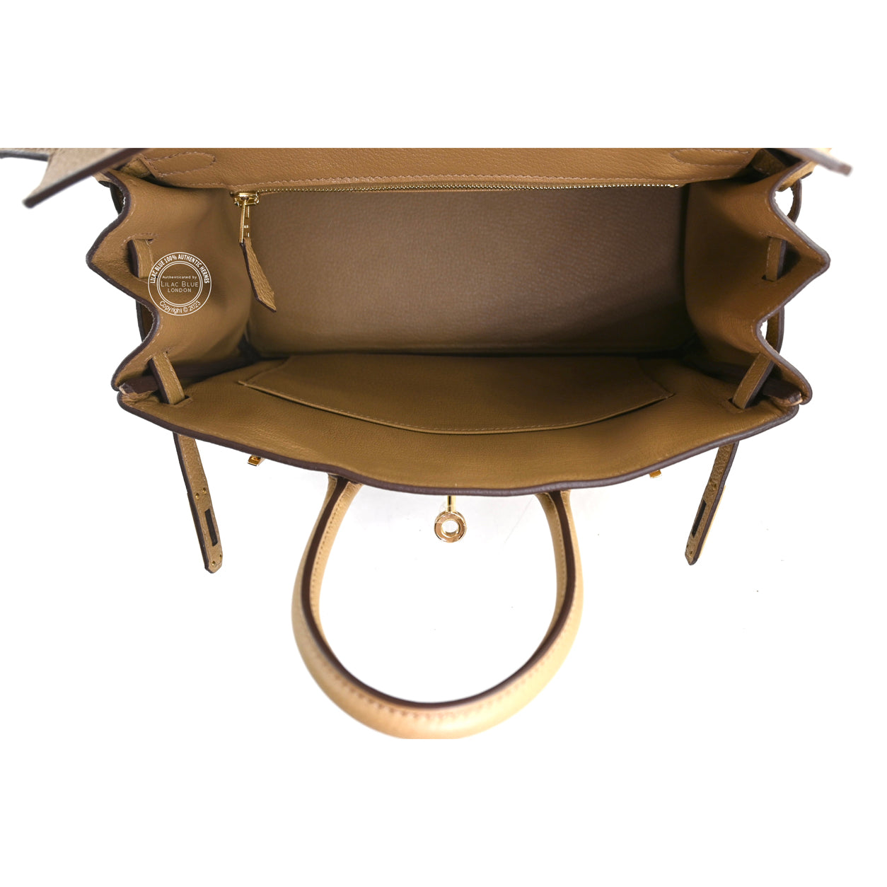 Hermès Birkin 25cm Biscuit Togo GHW