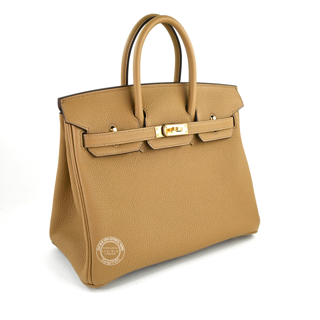 Hermès Birkin 25cm Biscuit Togo GHW