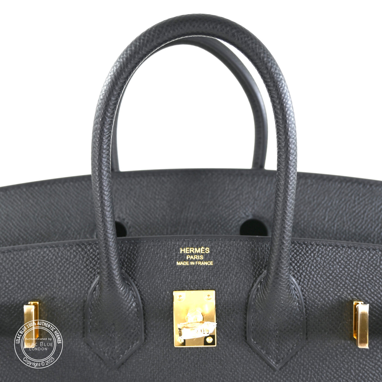Hermès Birkin 25cm Black Epsom Sellier GHW