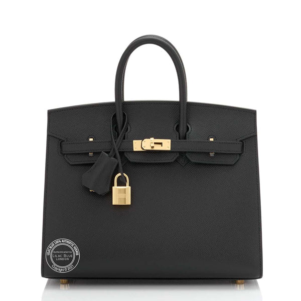 Hermès Birkin 25cm Black Madame Sellier GHW