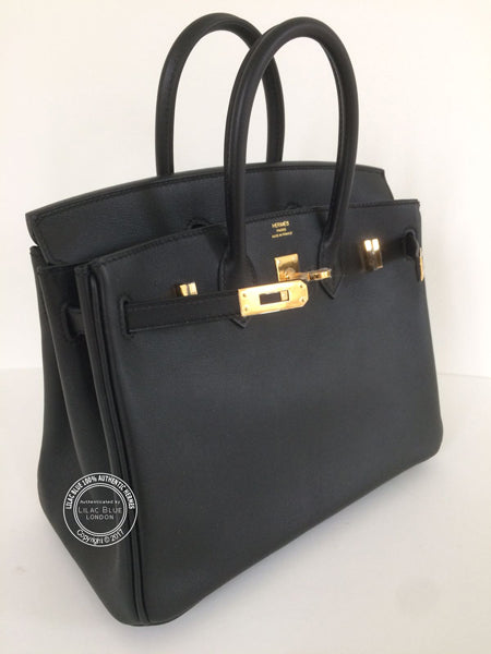 Hermes Birkin 25cm Black Birkin Swift GHW