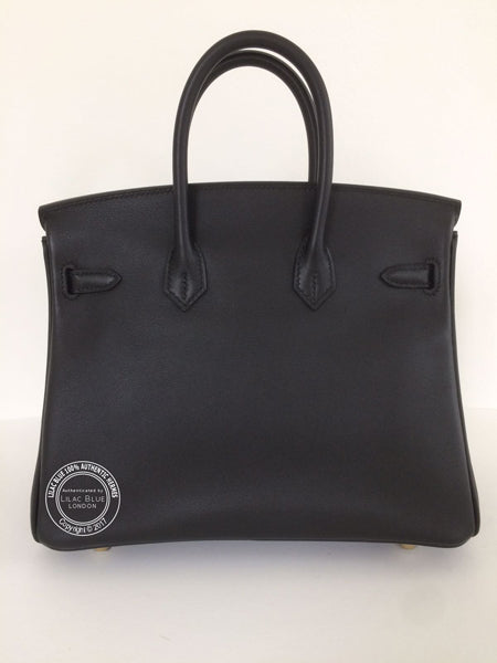 Hermes Birkin 25cm Black Birkin Swift GHW