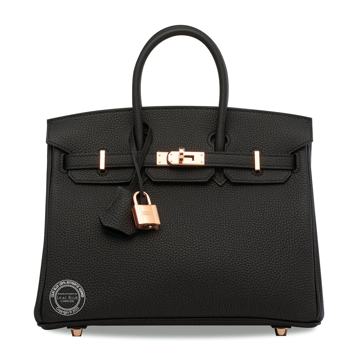 Hermès Birkin 25cm Black Togo RGHW