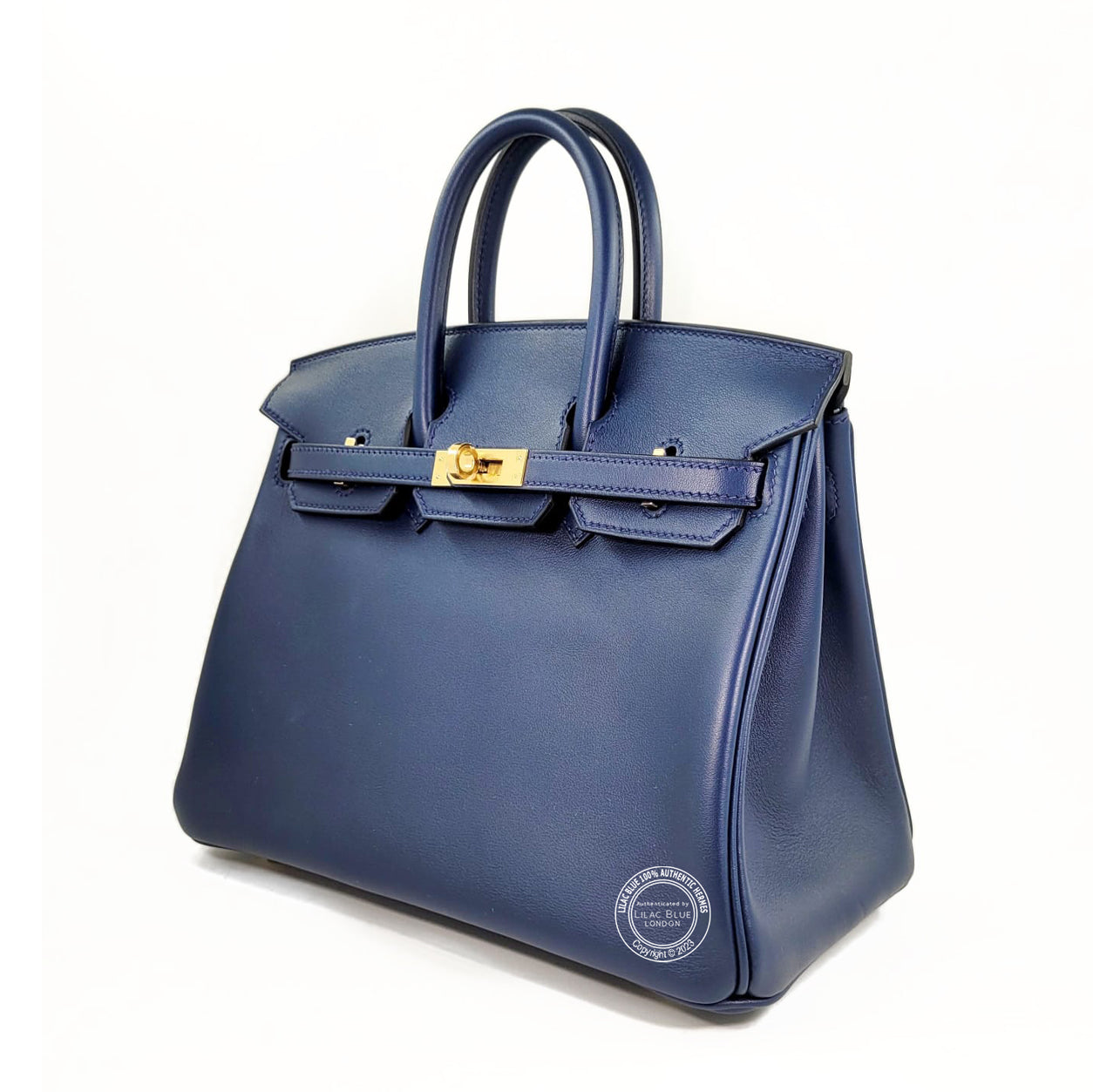 Hermès Birkin 25cm Bleu Navy Swift GHW