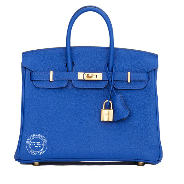 Hermès Birkin 25cm Bleu Royal Togo GHW