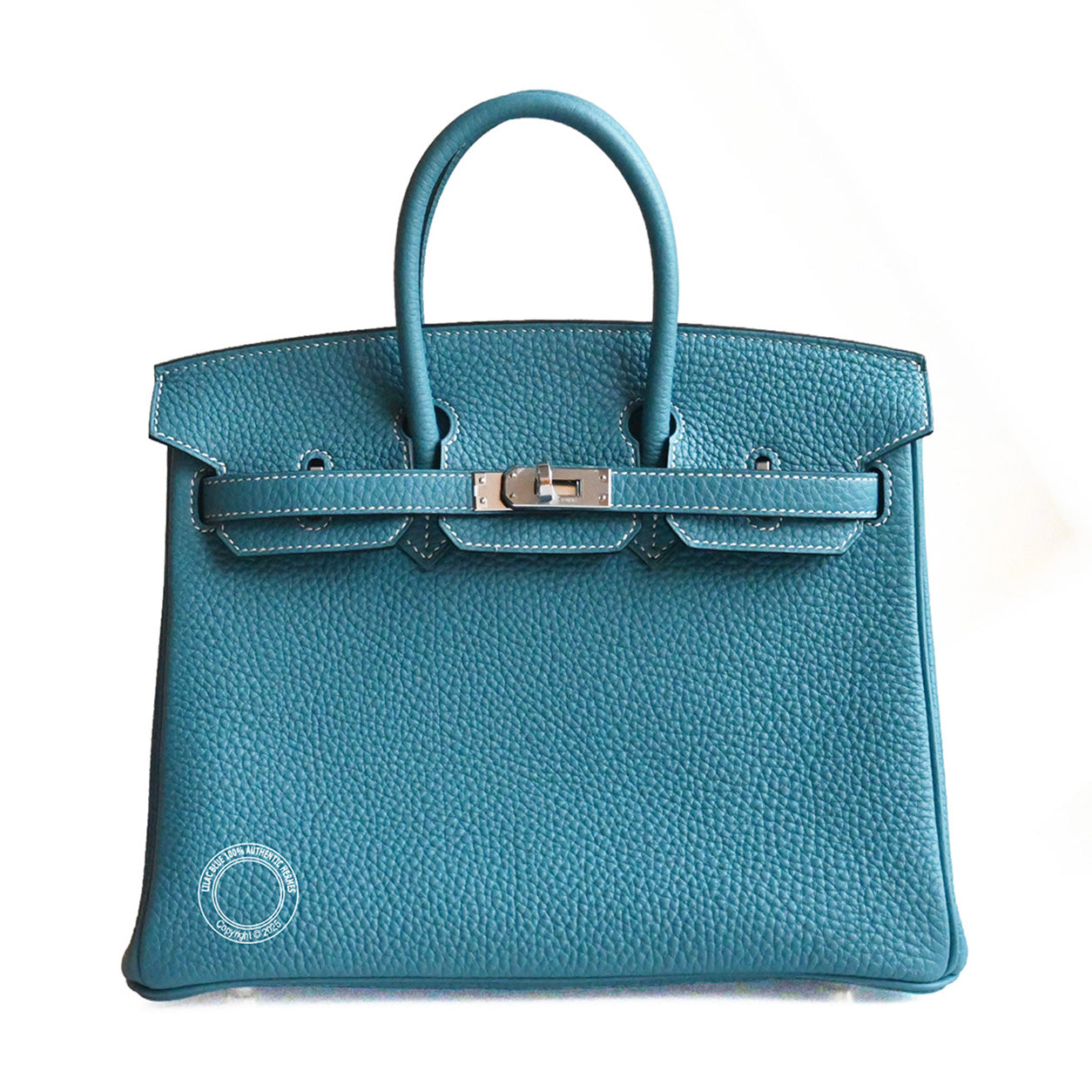 Hermes Birkin 25cm Blue Jean Togo PHW