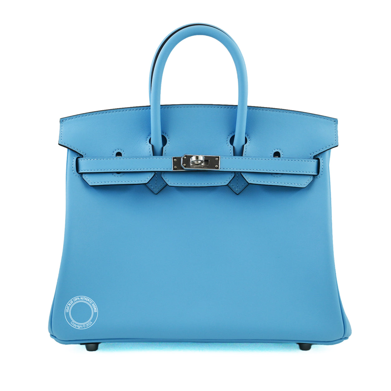 Hermès Birkin 25cm Celeste Swift PHW