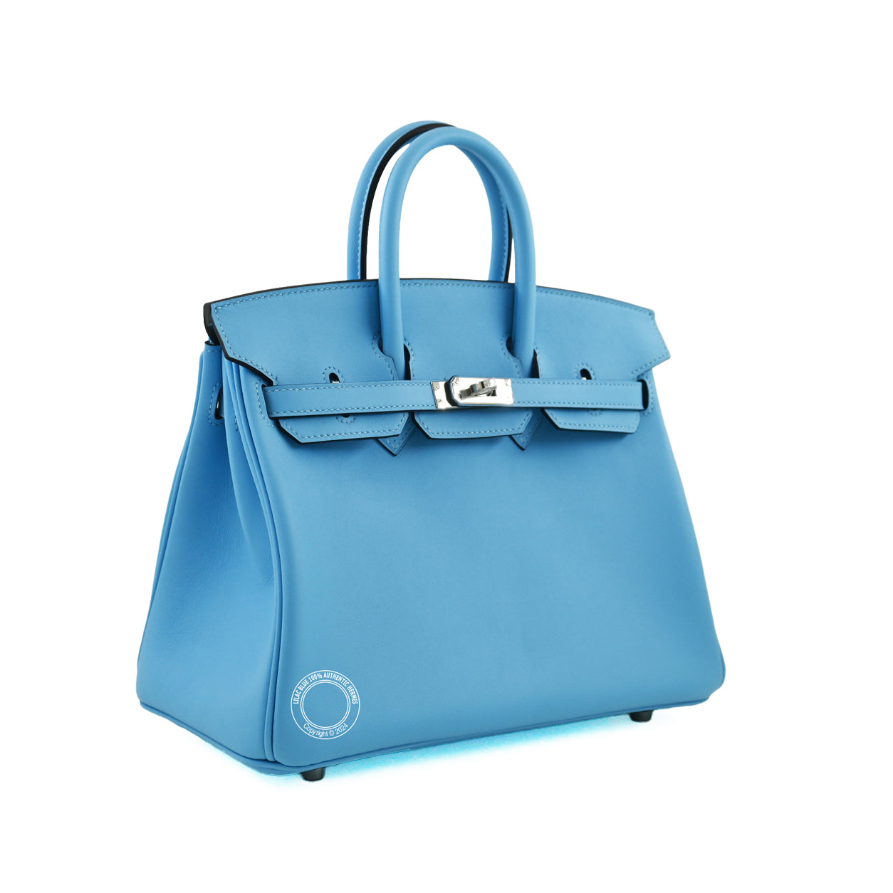 Hermès Birkin 25cm Celeste Swift PHW