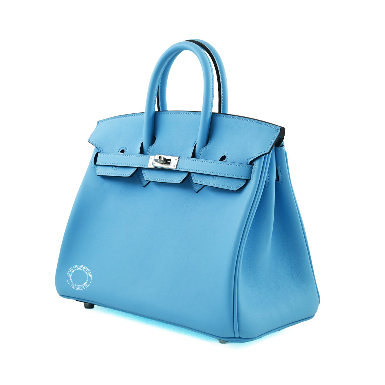 Hermès Birkin 25cm Celeste Swift PHW