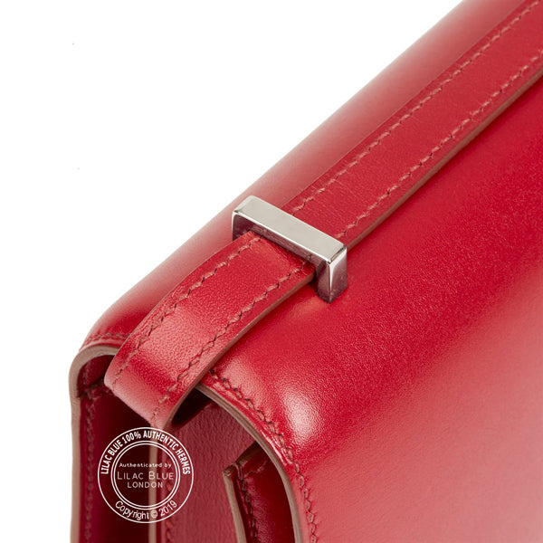 Hermès Constance 25cm Rubis Elan Tadelakt PHW - Preloved
