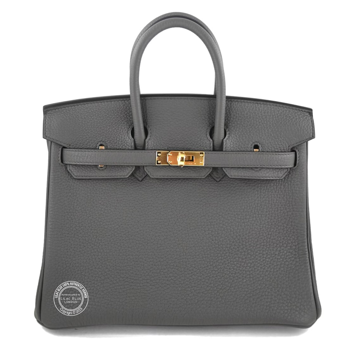 Hermès Birkin 25cm Etain Togo GHW
