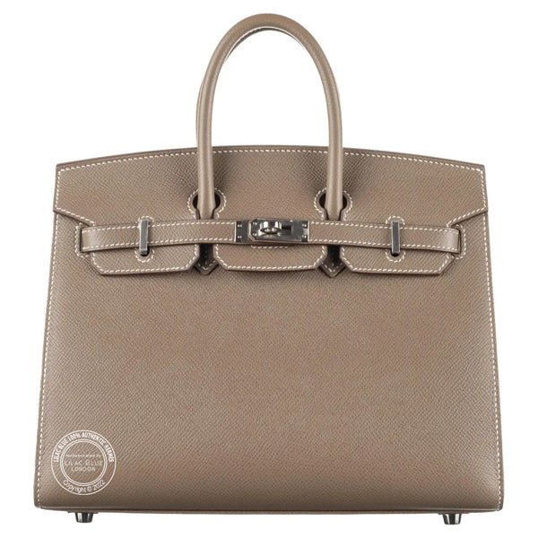 Hermès Birkin 25cm Etoupe Epsom Sellier PHW