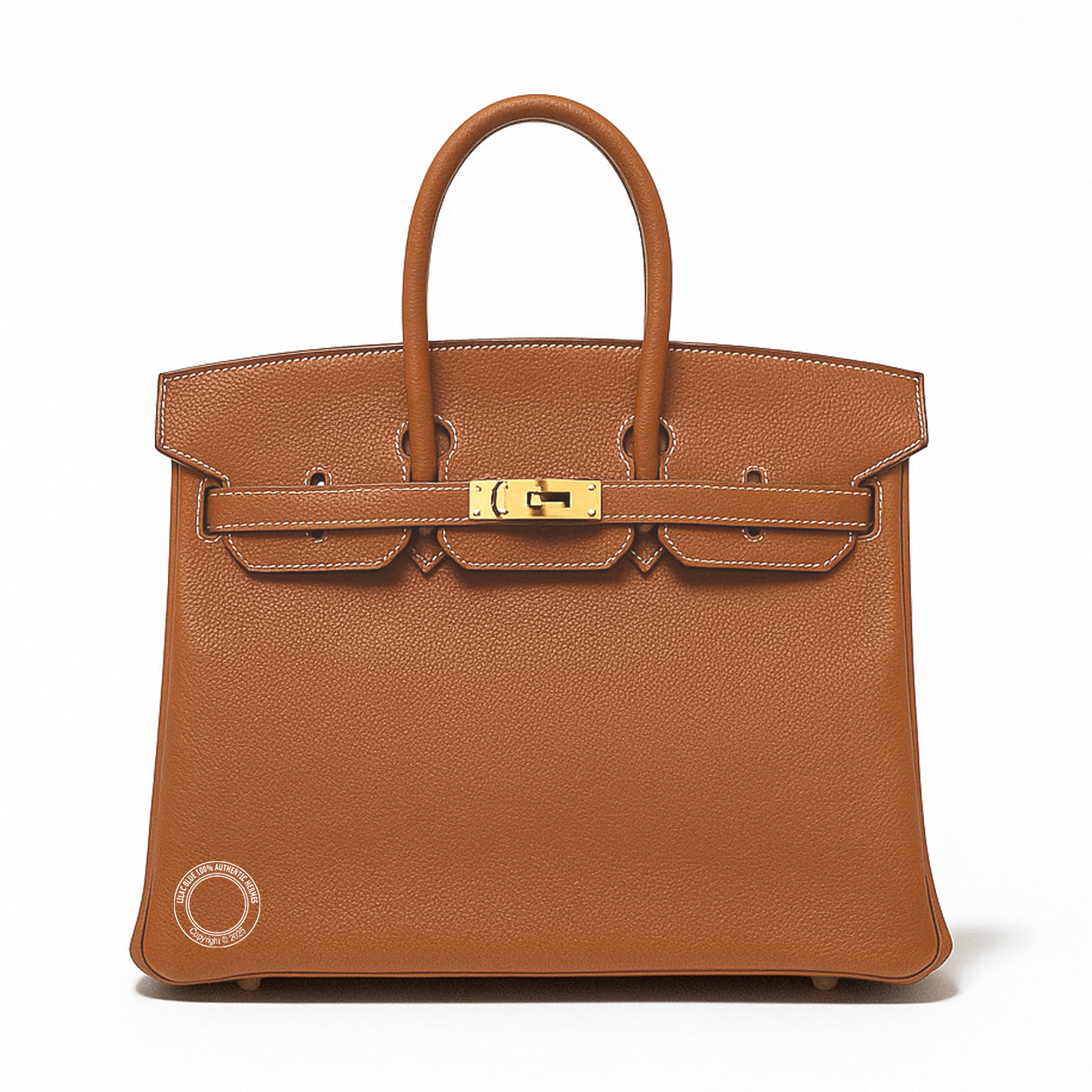 Hermes Birkin 25cm Fauve Barenia GHW