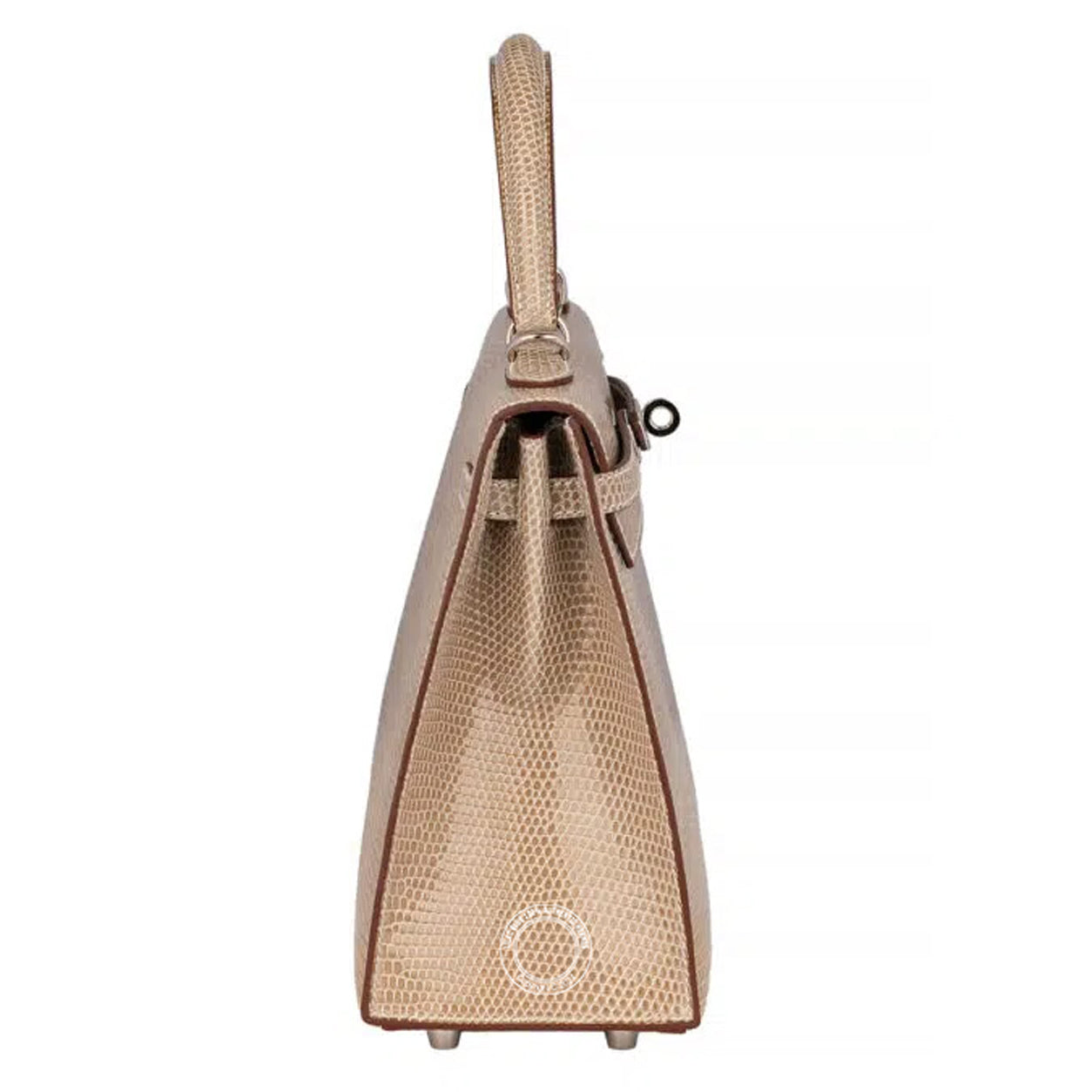 Hermès Kelly 25cm Ficelle Lizard PHW