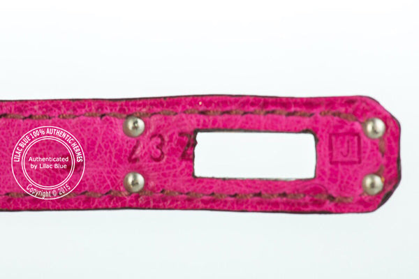 Hermès Kelly 25cm Fuschia Ostrich PHW - Preloved