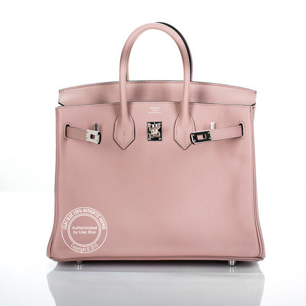 Hermès Birkin 25cm Glycine Evercolor PHW
