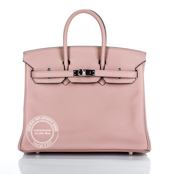 Hermès Birkin 25cm Glycine Evercolor PHW