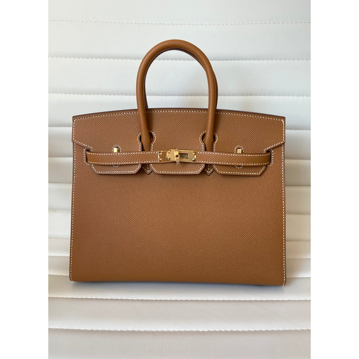 Hermès Birkin 25cm Gold Epsom Sellier GHW