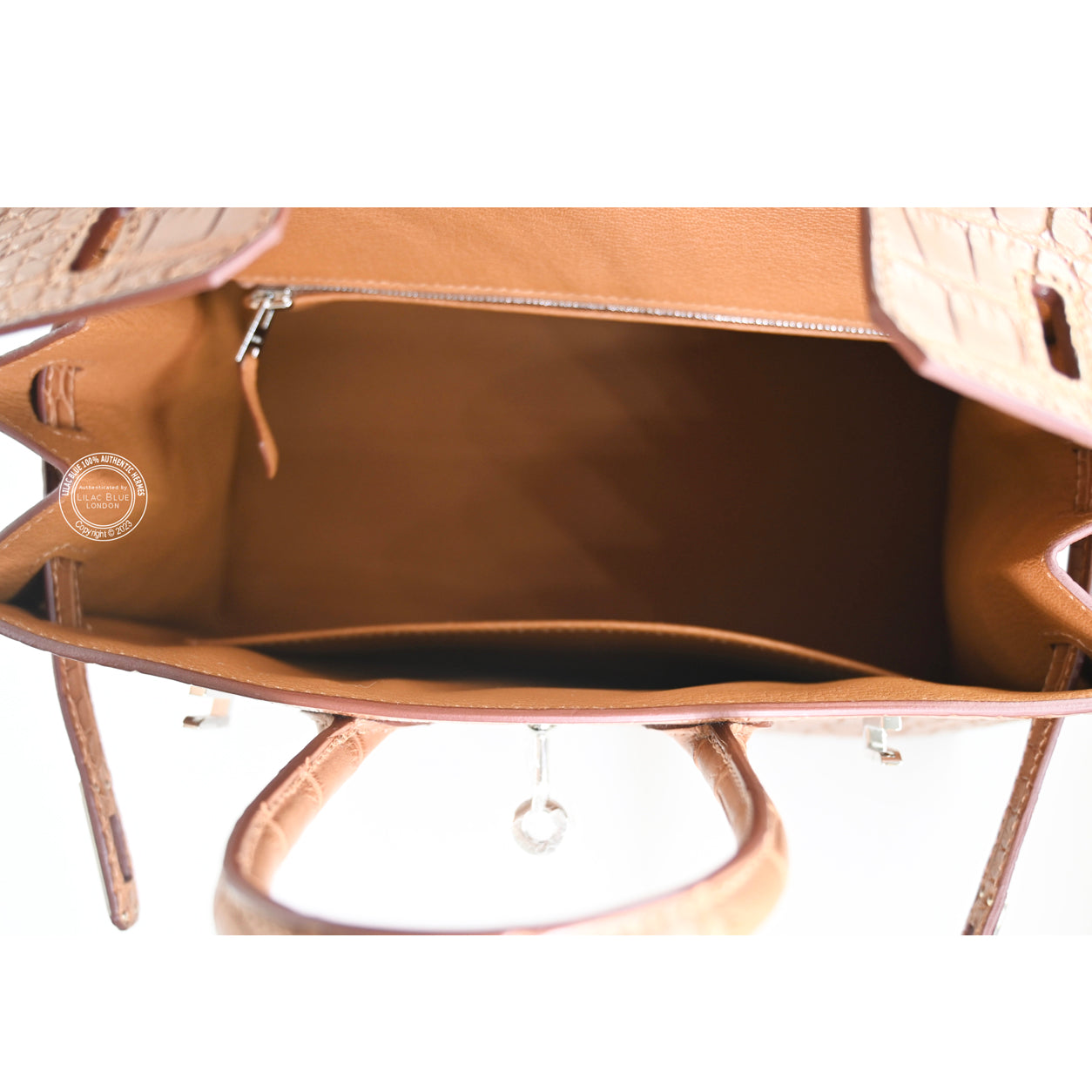 Hermès Birkin 25cm Gold Sellier Matte Alligator PHW