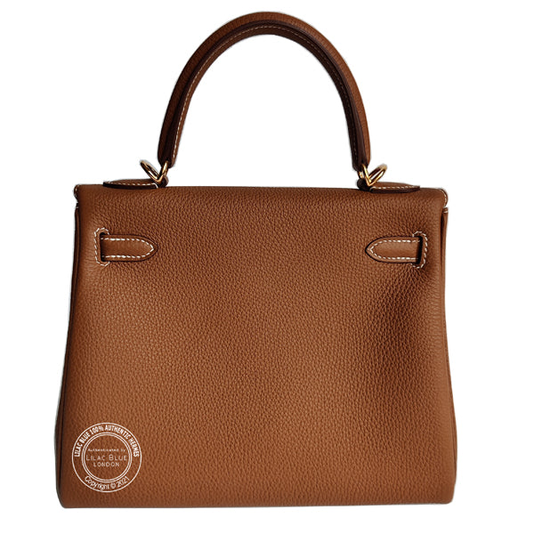 Hermès Kelly 25cm Gold Togo GHW
