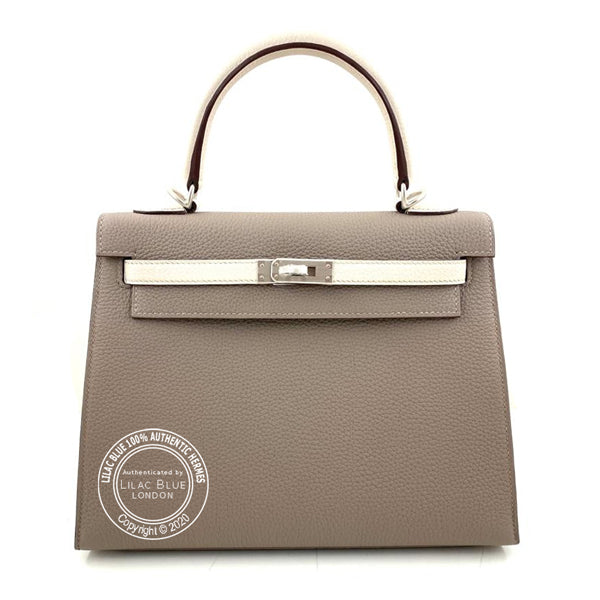 Hermès Kelly 25cm Gris Asphalte/Beton HSS Togo BPHW