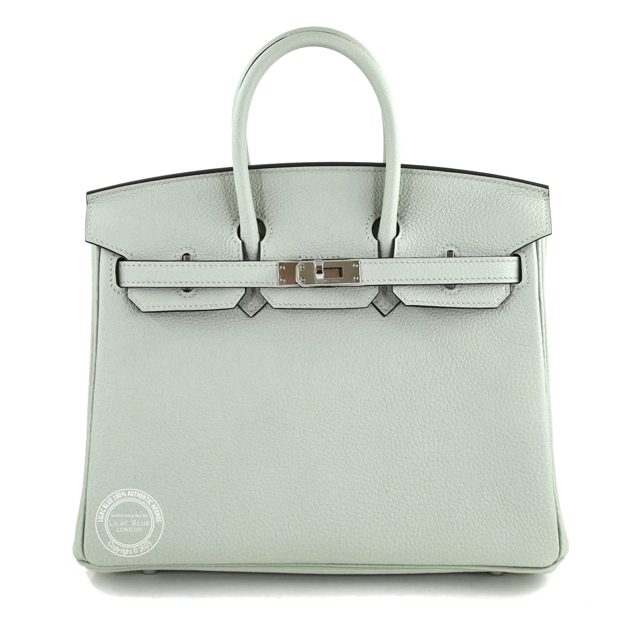 Hermès Birkin 25cm Gris Neve Togo PHW