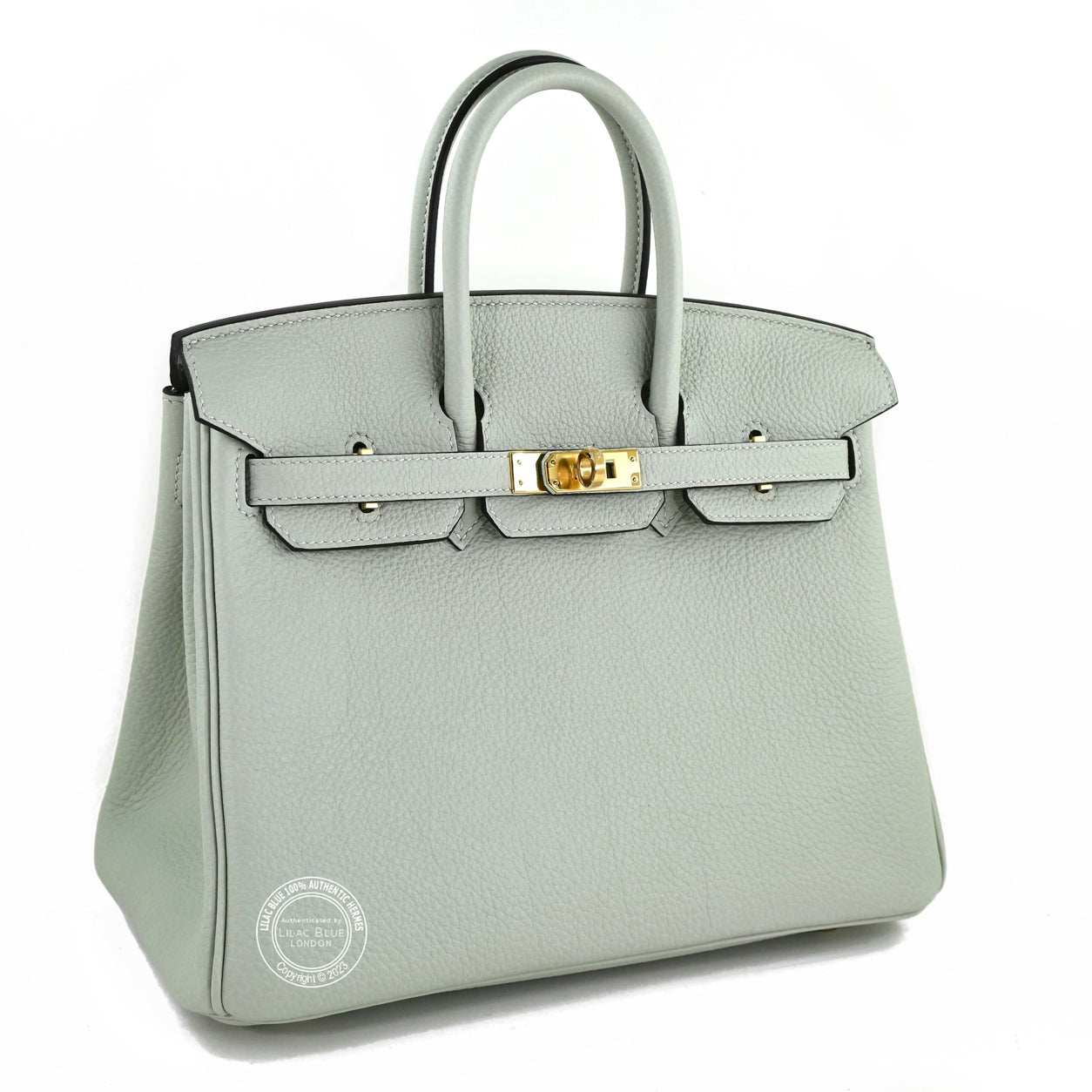 Hermès Birkin 25cm Gris Neve Togo GHW