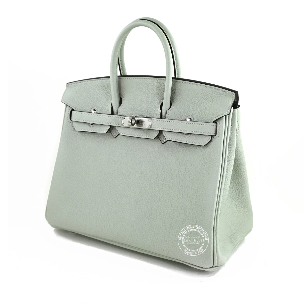 Hermès Birkin 25cm Gris Neve Togo PHW