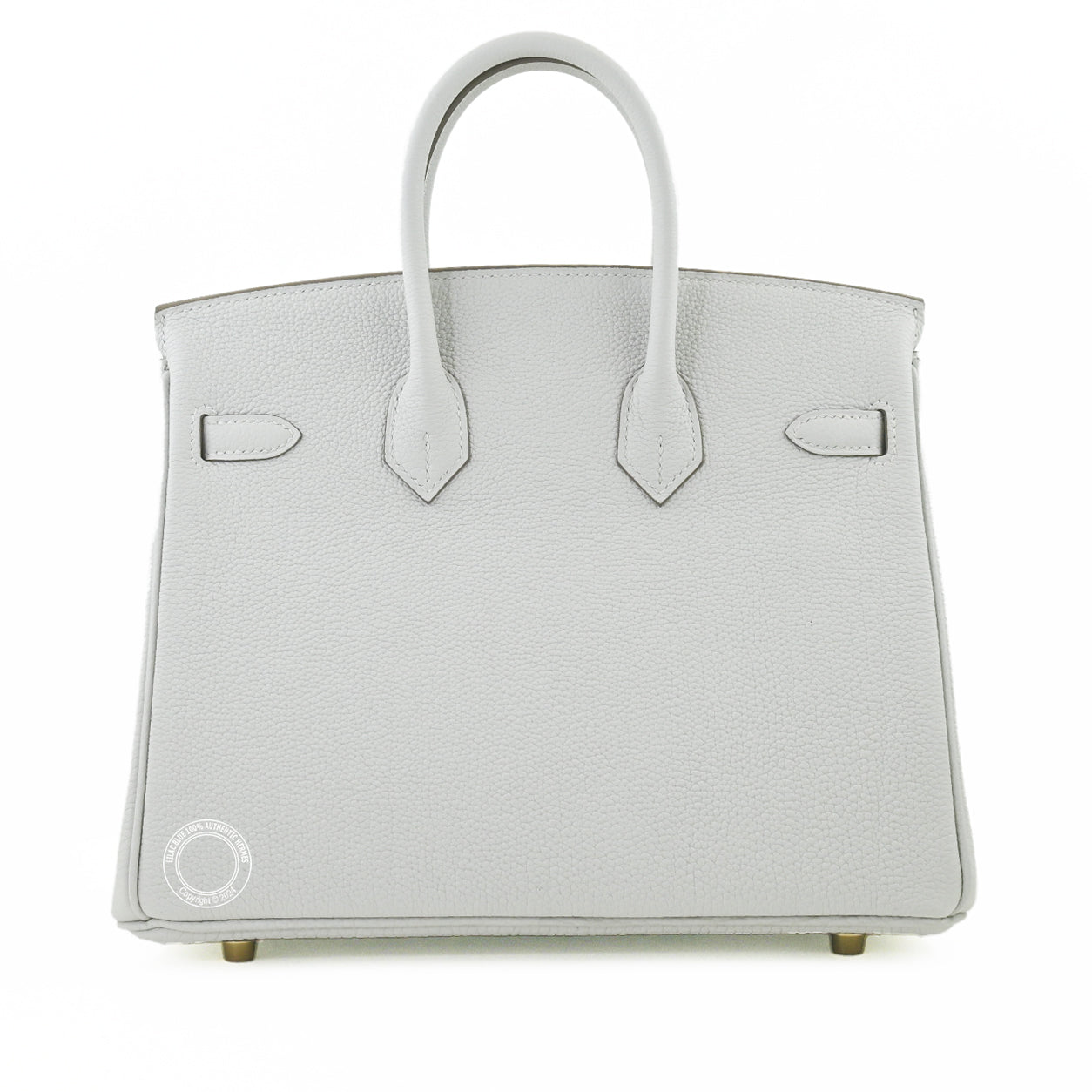 Hermès Birkin 25cm Gris Pale Togo GHW