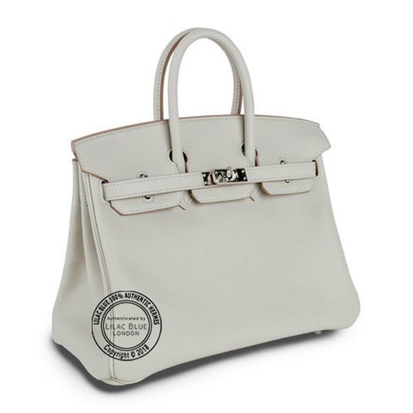 Hermes Birkin 25cm Gris Perle Swift PHW