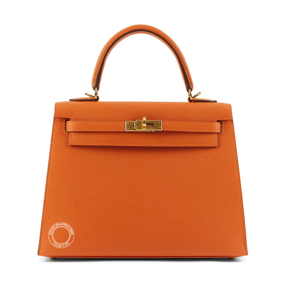 Hermès Kelly 25cm Orange Epsom GHW