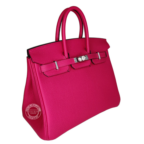 Hermes Birkin 25cm Rose Mexico Togo PHW