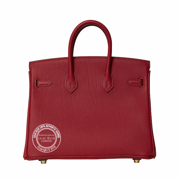 Hermès Birkin 25cm Rouge Grenat Togo GHW