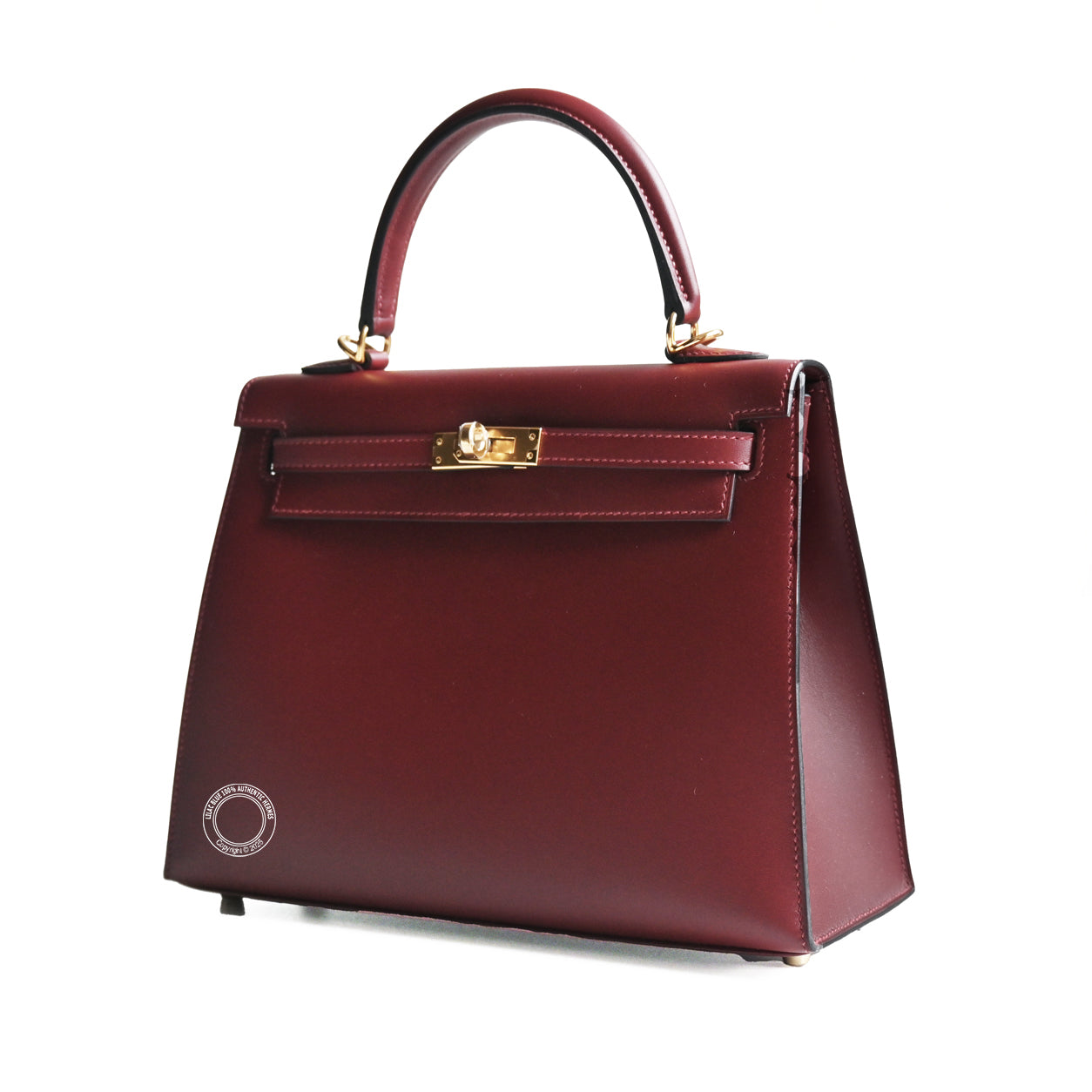 Hermes Kelly 25cm Rouge H HSS Sombrero GHW