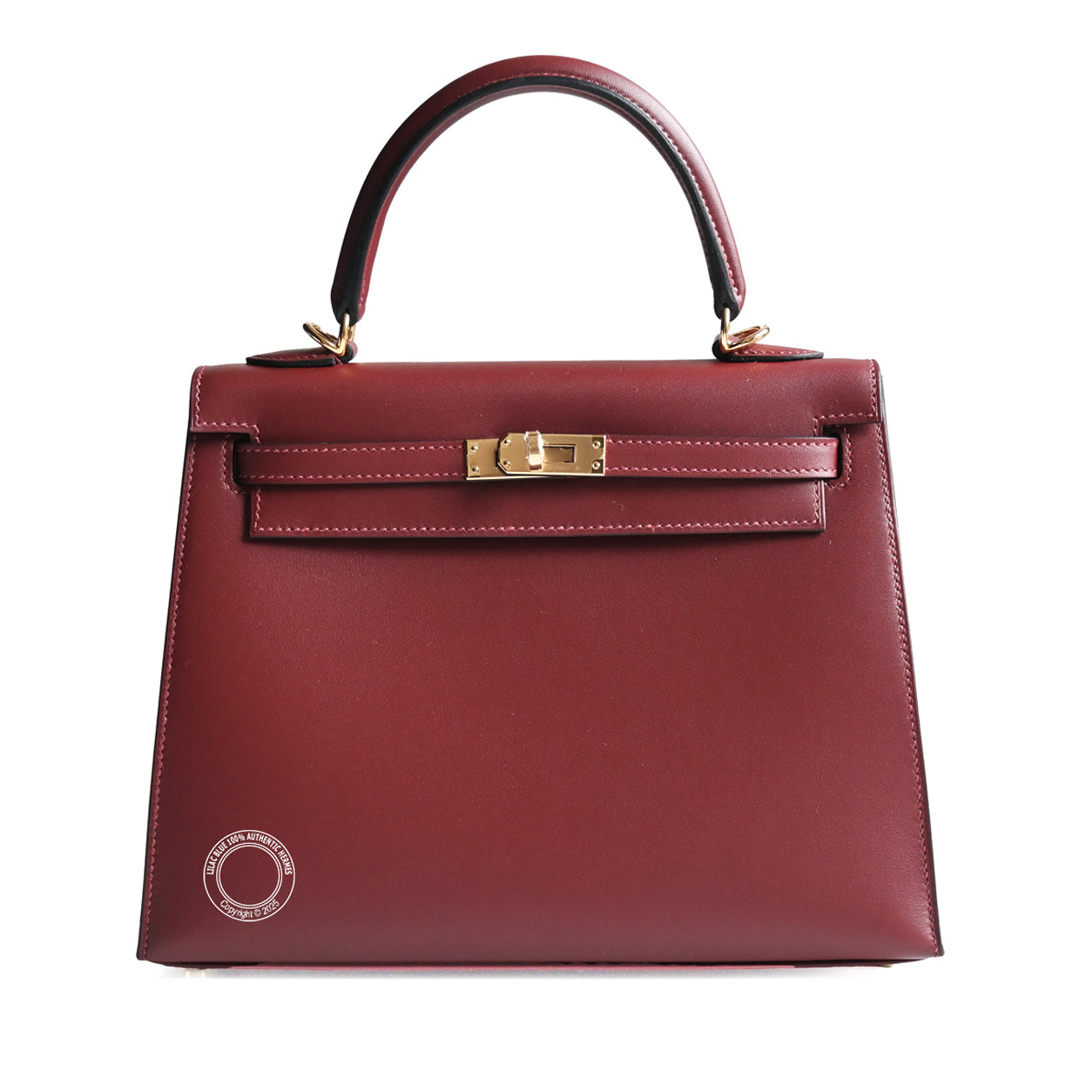 Hermes Kelly 25cm Rouge H HSS Sombrero GHW