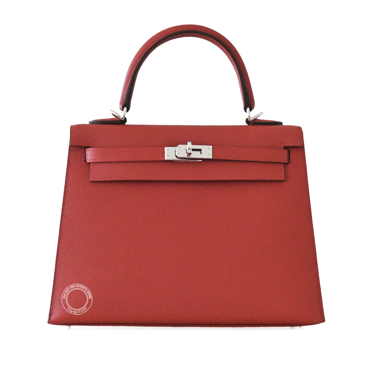 Hermès Kelly 25cm Rouge Venitien Epsom PHW
