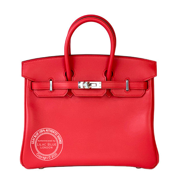 Hermès Birkin 25cm Rouge de Coeur Jonathan PHW