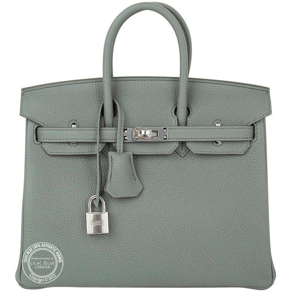 Hermès Birkin 25cm Vert Amande Togo PHW