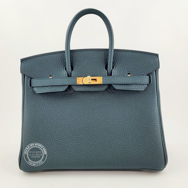 Hermès Birkin 25cm Vert Cypress Togo GHW