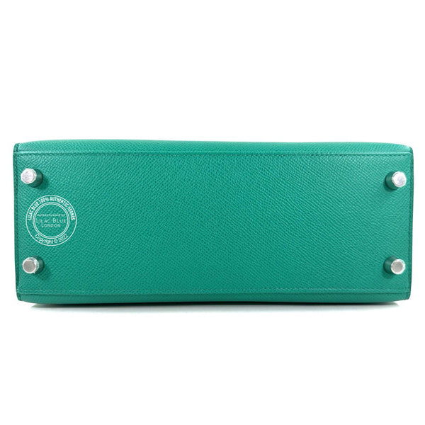 Hermès Kelly 25cm Vert Jade Epsom PHW
