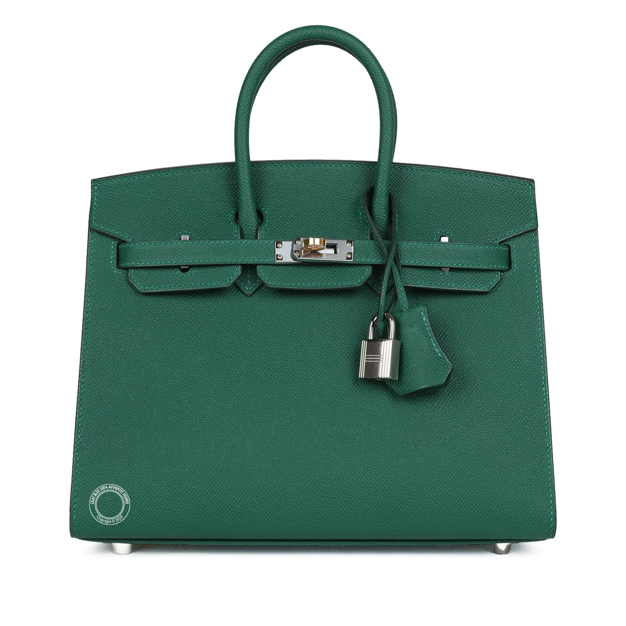 Hermès Birkin 25cm Vert Moyen Sellier Epsom EHW